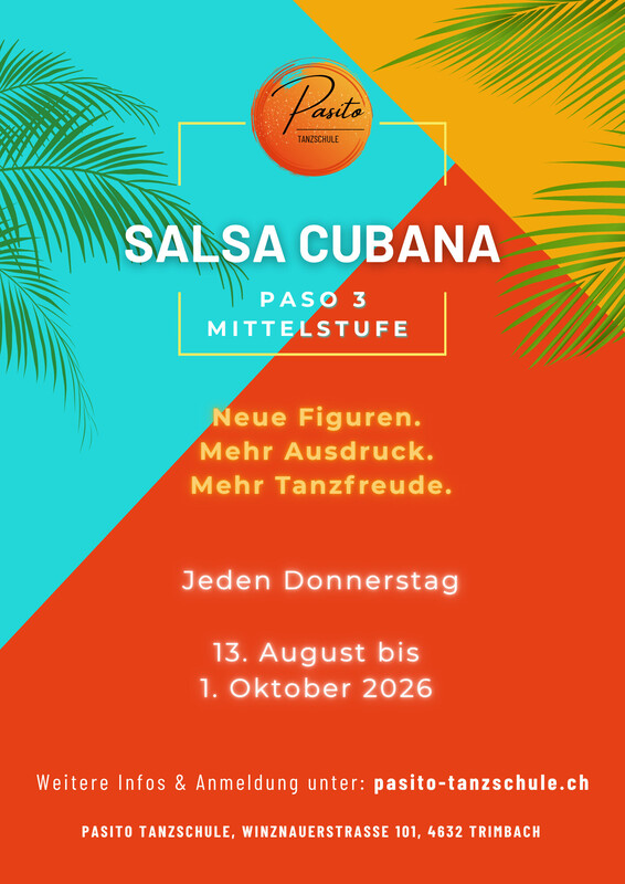 Salsa Cubana - Paso 3 (Mittelstufe)
