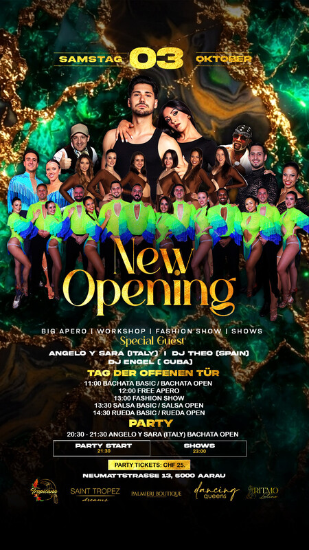 03.10.26 NEW OPENING AARAU! Tag der offenen Tür!