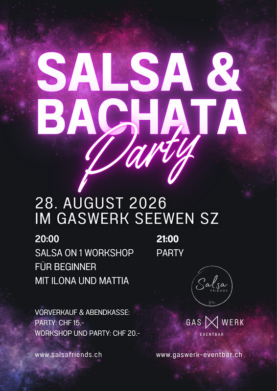 Salsa & Bachata Party im Gaswerk
