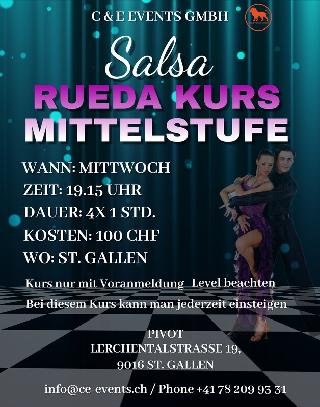 Salsa Rueda Kurs "Mittelstufe*