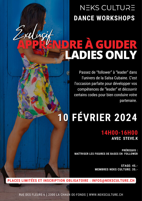 Apprendre à guider! Ladies only