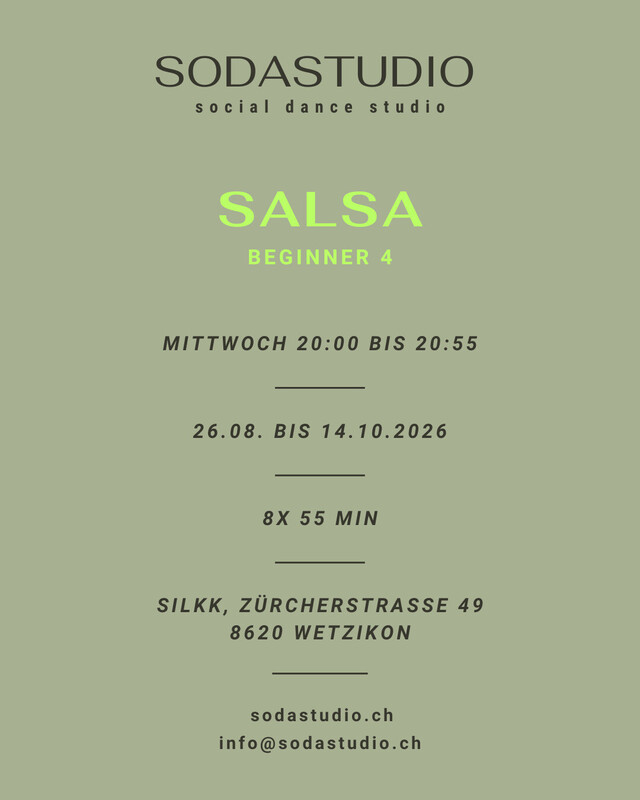 SALSA BEGINNER 4 - Dein Weg zum Low Intermediate Tänzer