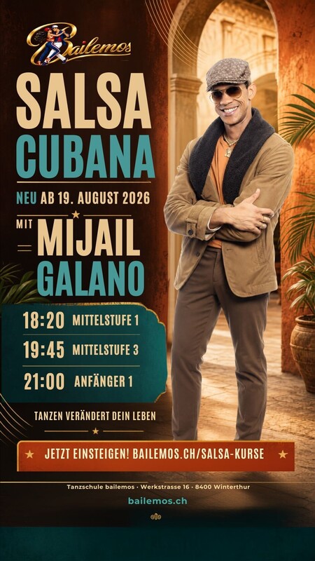 Salsa Cubana mit Mijail Galano in Winterthur