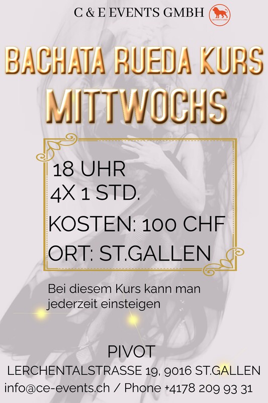 Bachata Rueda Kurs in St.Gallen!!!