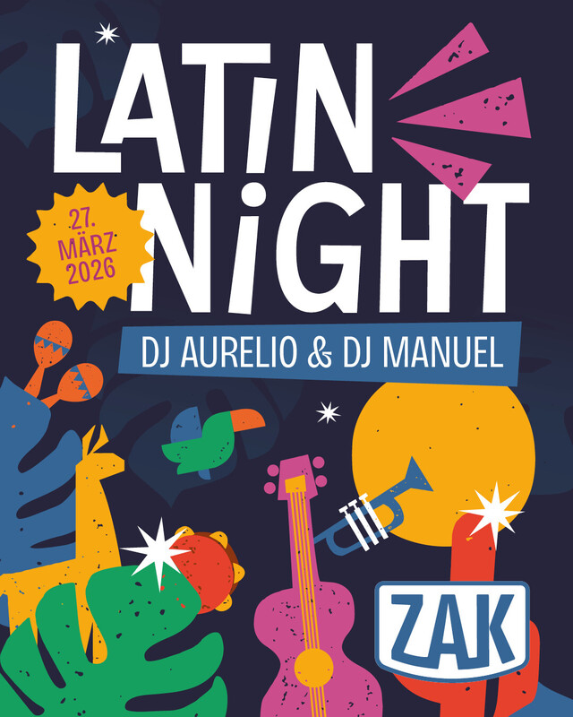 Fr. 27.03.2026 - Latin Night mit DJ Aurelio (El Padrino) und DJ Manuel