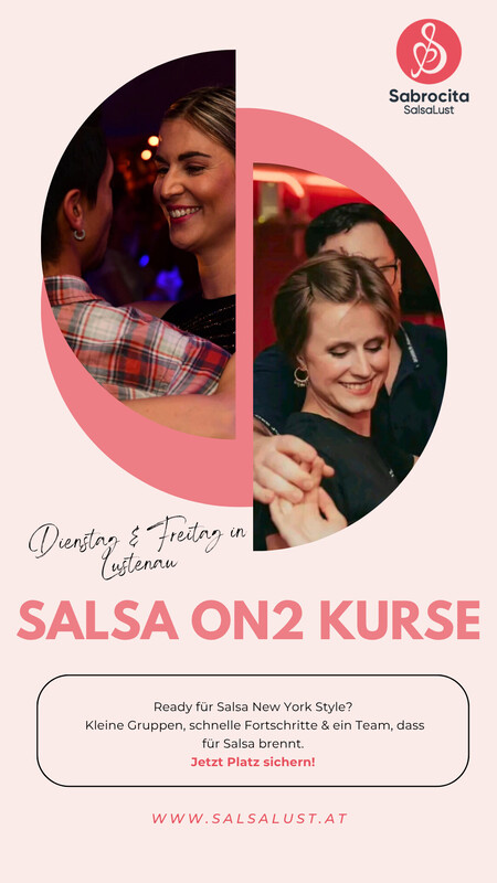 Salsa On2 Beginner Partnerwork | laufender Wochenkurs | Jetzt gratis schnuppern