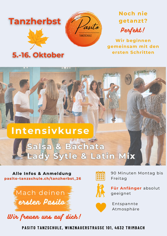 Salsa, Bachata & mehr: Intensivkurse in den Herbstferien 💃🕺