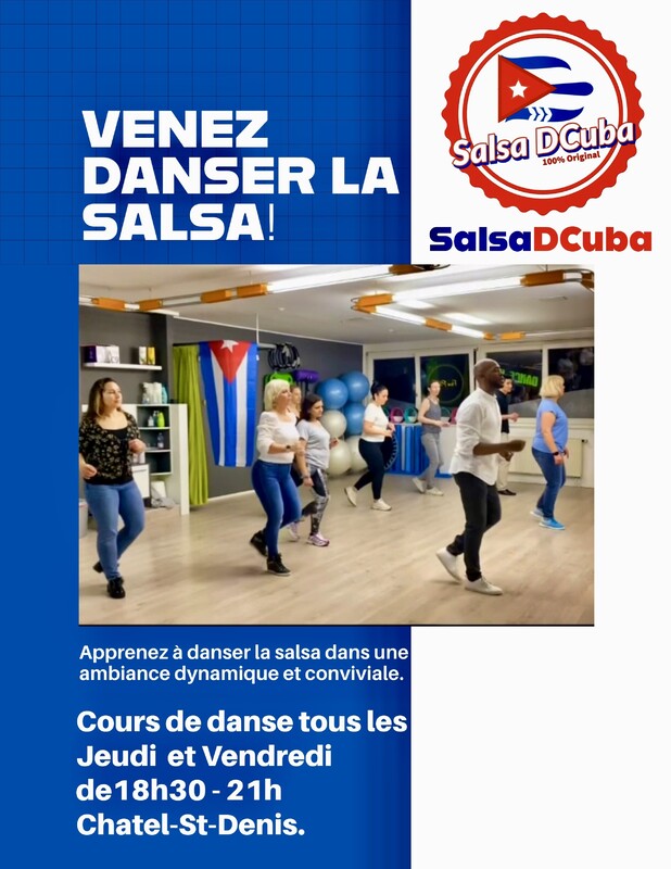 Cours de Salsa Cubaine a Châtel-St-Denis