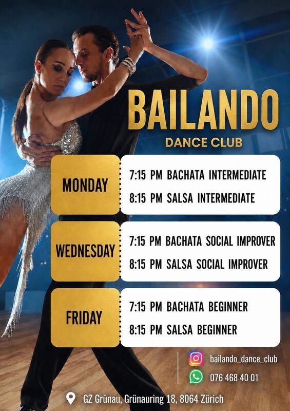 Salsa & Bachata – Beginner / Improver / Intermediate kurse