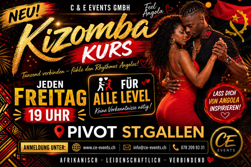 Kizomba Kurs in St. Gallen!!!