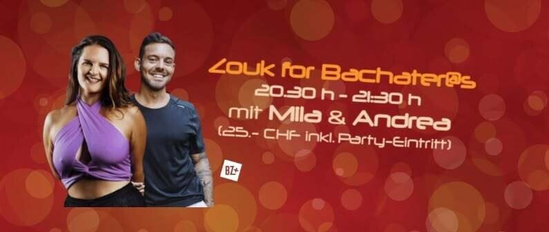 Brazilian Zouk Workshop for Bachatero@s mit Mila & Andrea